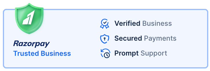Secure Payments Powered by Razorpay